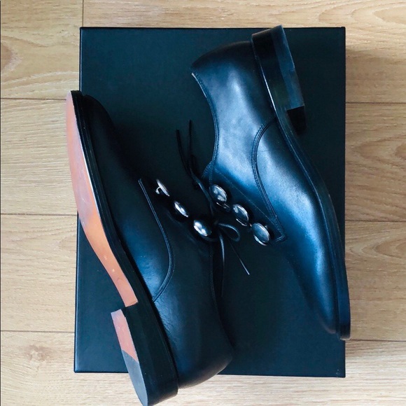 Alexander Wang Matilda Black Derby Shoes - Picture 10 of 12
